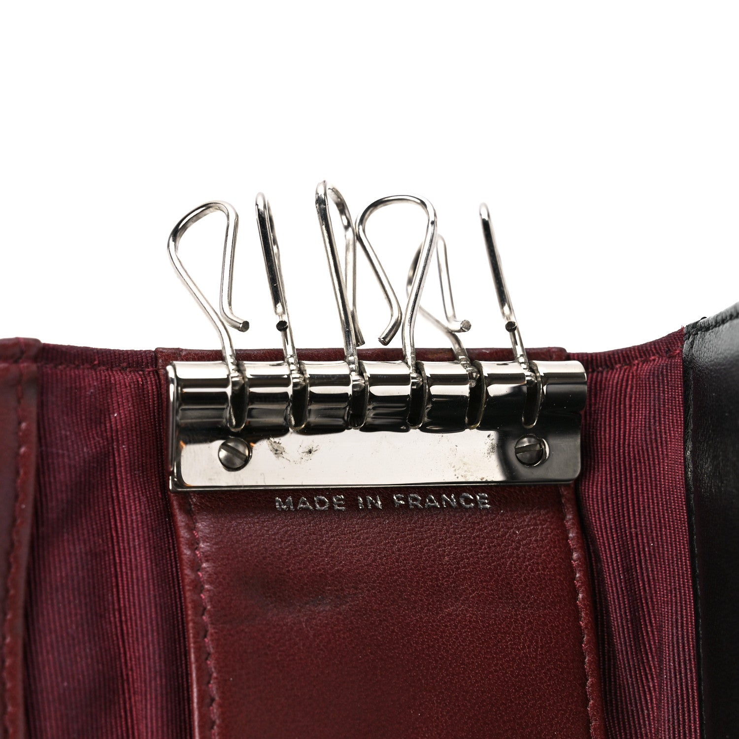 Chanel Lambskin Quilted 6 Key Holder Black 7 of 13