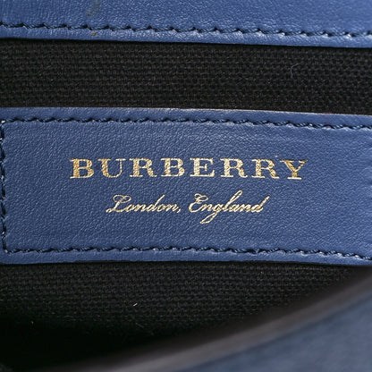 Burberry Grainy Calfskin Small Loxley Crossbody Steel Blue 7 of 19