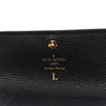 Louis Vuitton Empreinte Pont-Neuf Compact Wallet Black 4 of 5