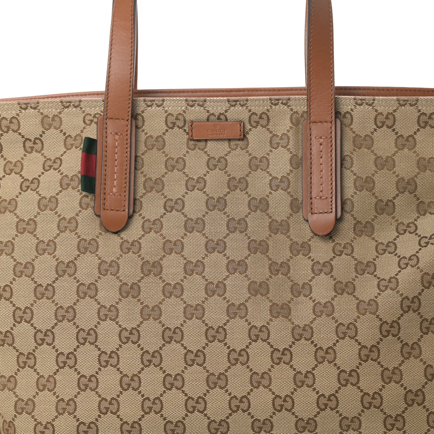 Monogram Large Original Tote Tan