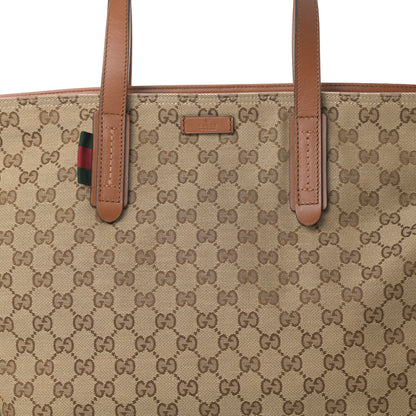 Gucci Monogram Large Original Tote Tan 8 of 12