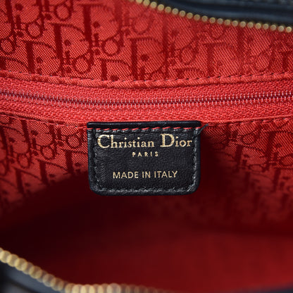 Christian Dior Lambskin Cannage Large Lady Dior Black 6 of 11