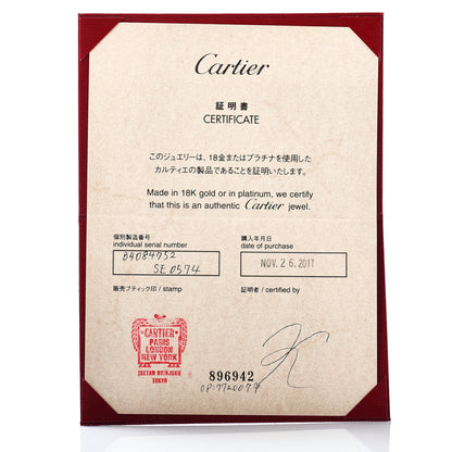 Cartier 18K White Gold 5.5mm LOVE Ring 52 6 5 of 5