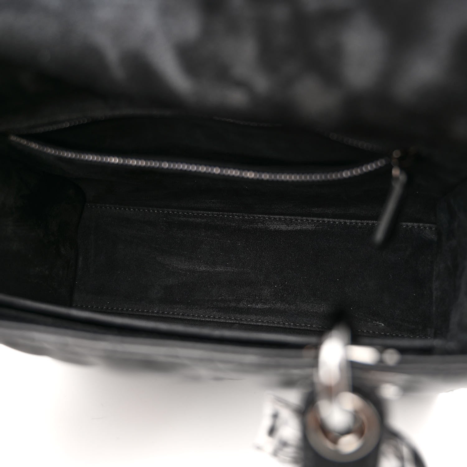 Christian Dior Lambskin Cannage Medium Lady Dior Black 5 of 12