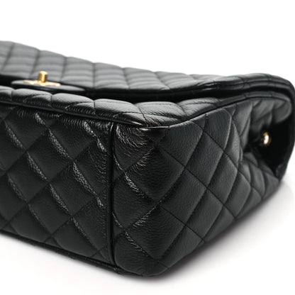 Chanel Caviar Quilted XXL Travel Flap Bag Black 10 of 11