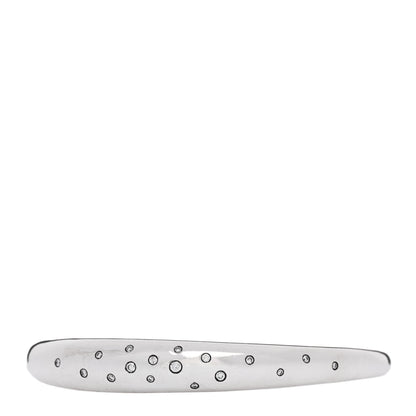 David Yurman Sterling Silver  Diamond 9.5mm Pure Form Smooth Bangle Bracelet 1 of 3