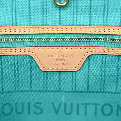 Louis Vuitton Monogram V Neverfull MM Turquoise 7 of 14