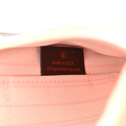 Louis Vuitton Damier Ebene Neverfull MM GM Pochette Rose Ballerine 7 of 8