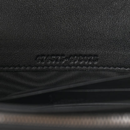 Gucci Velvet Matelasse GG Marmont Chain Wallet Black 7 of 10