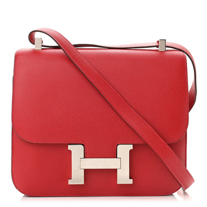 Hermes Epsom Constance 24 Rouge Casaque 1 of 11