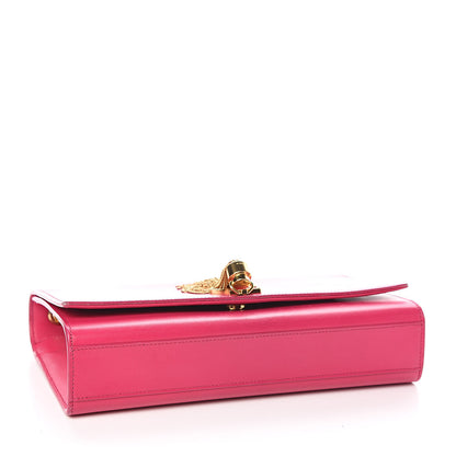 Saint Laurent Smooth Calfskin Medium Classic Monogram Kate Tassel Satchel Fuchsia 4 of 11