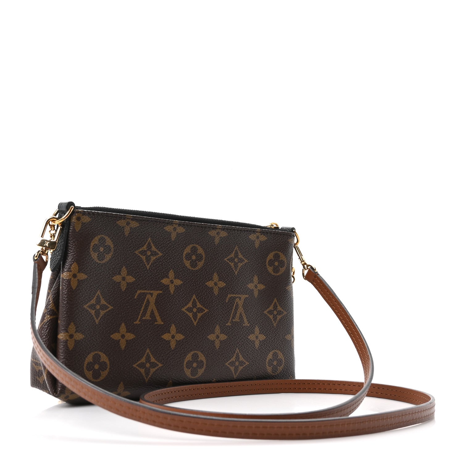 Louis Vuitton Monogram Pallas Clutch Black 3 of 10