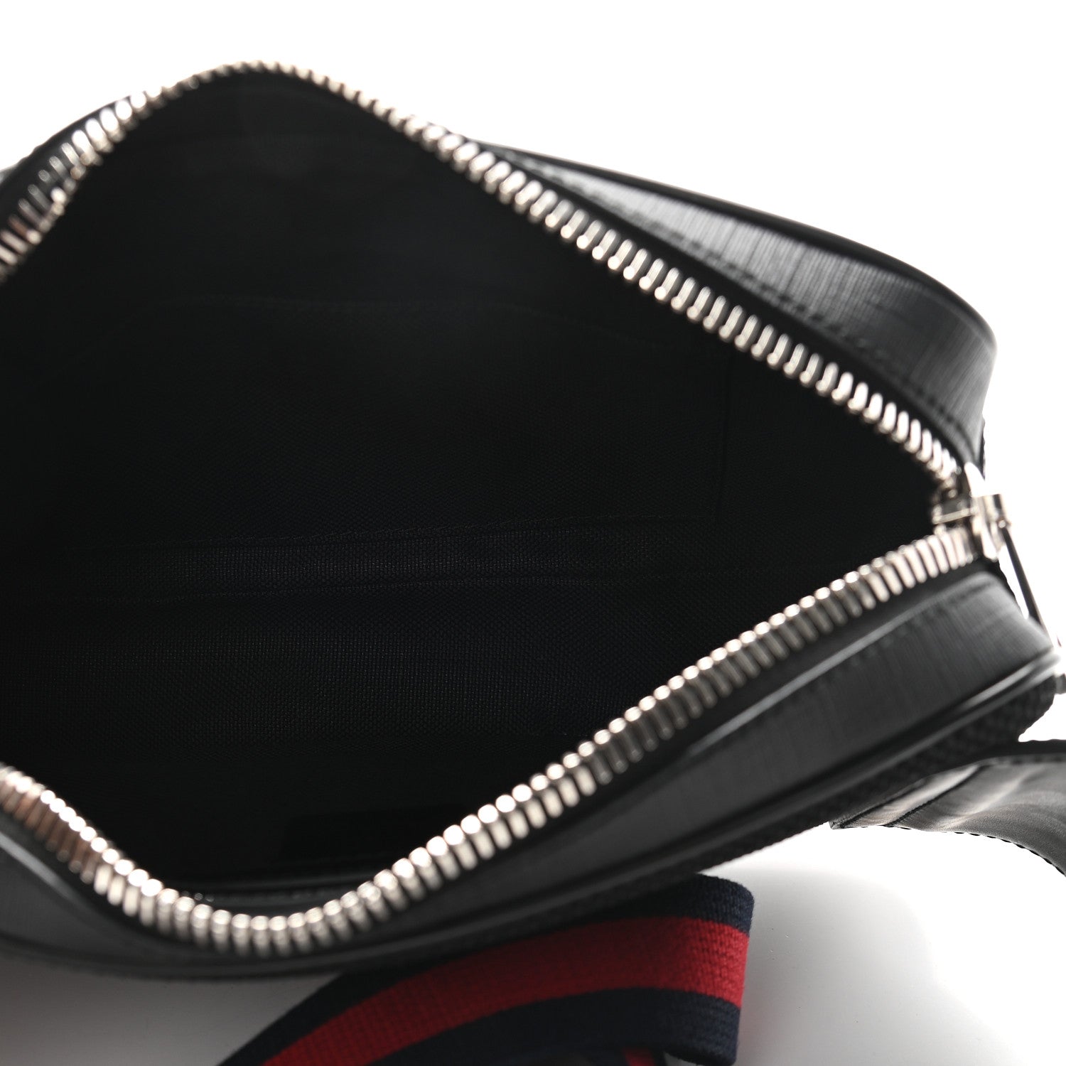 Gucci Soft GG Supreme Monogram Web Belt Bag Black Grey 5 of 9