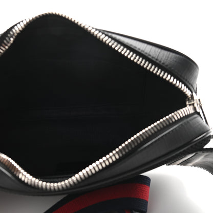 Gucci Soft GG Supreme Monogram Web Belt Bag Black Grey 5 of 9