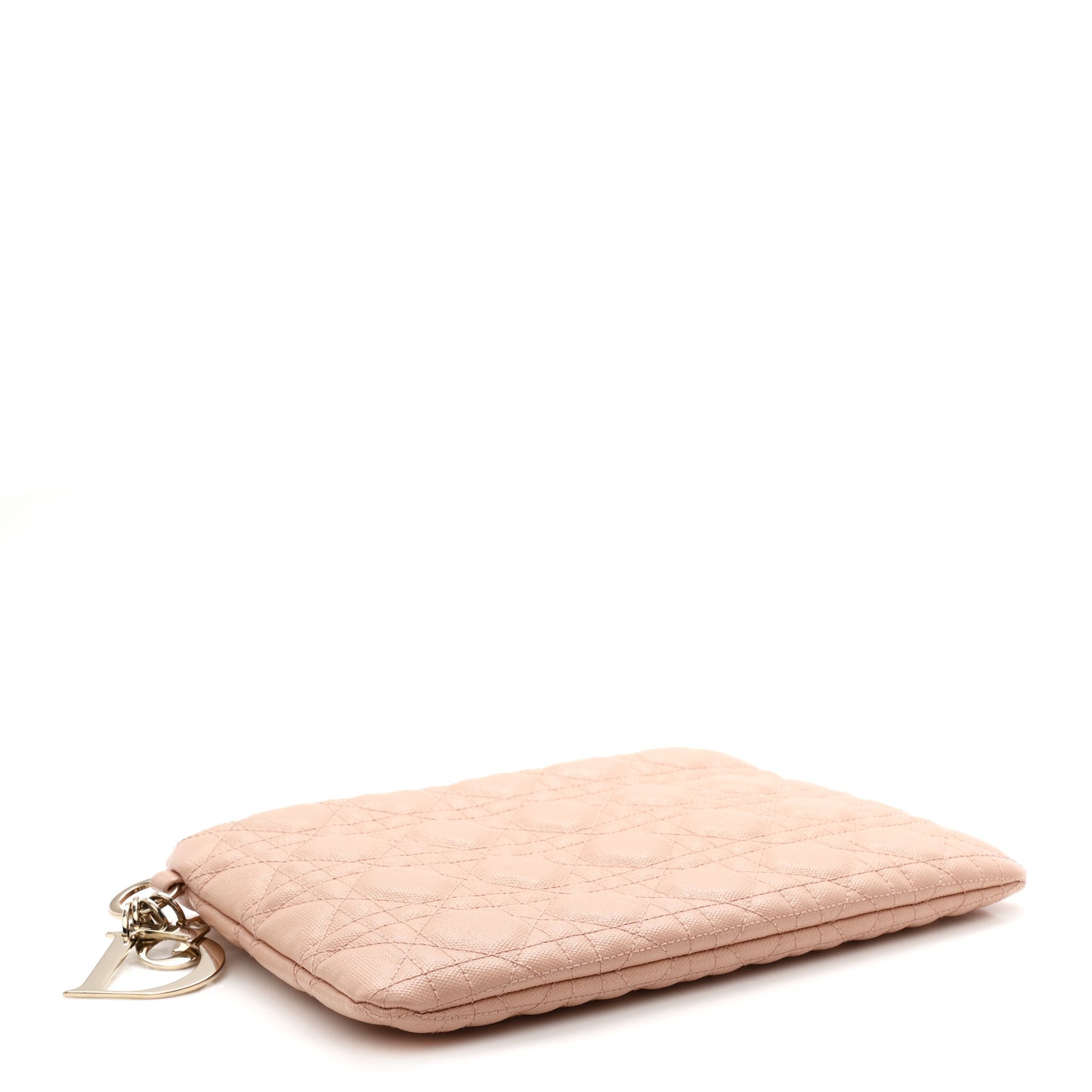 Coated Canvas Cannage Panarea Pouch Blush Powder