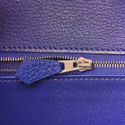 Hermes Togo Birkin 35 Bleu Electrique 19 of 35