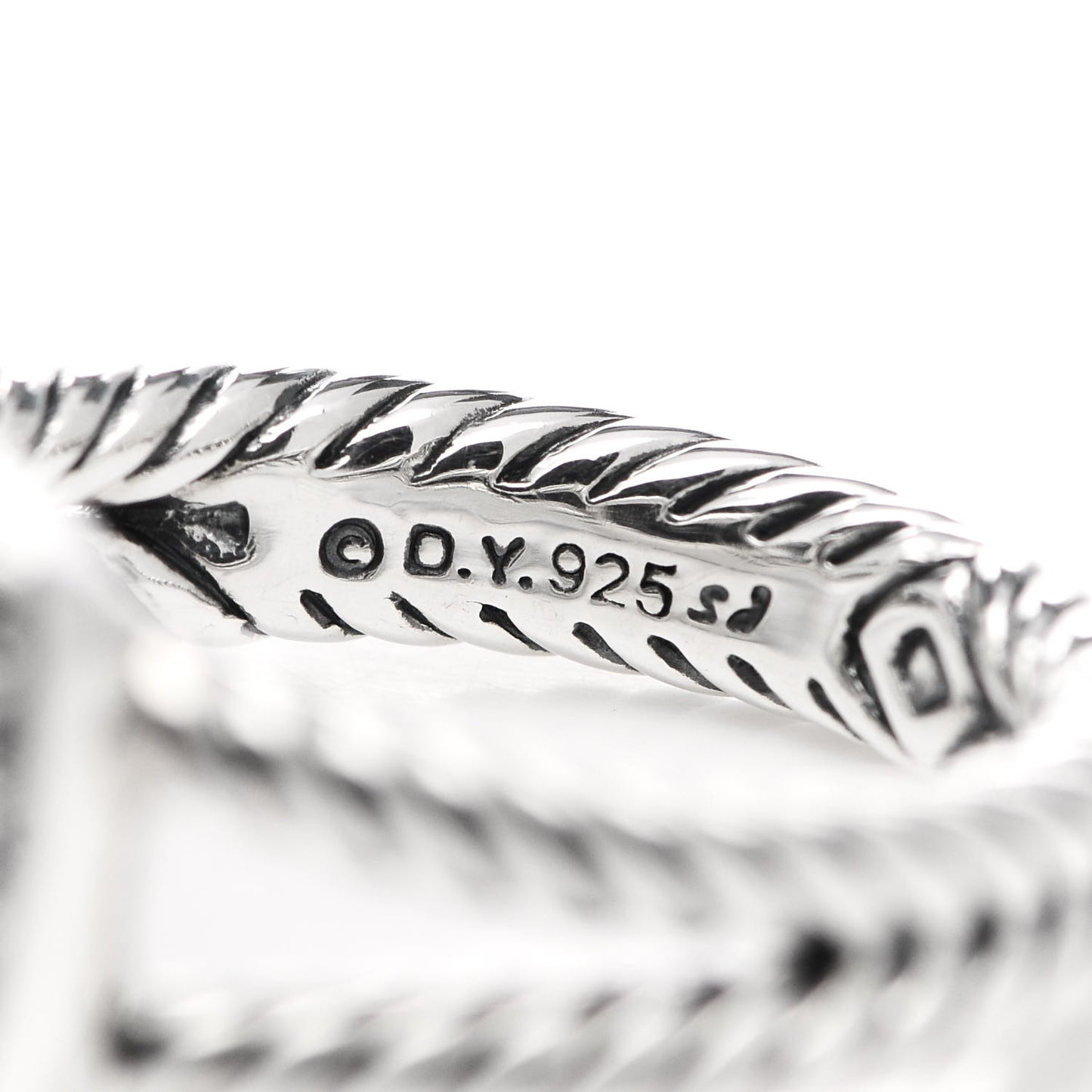 Sterling Silver Diamond Black Orchid 7mm Petite Albion Ring 49 5