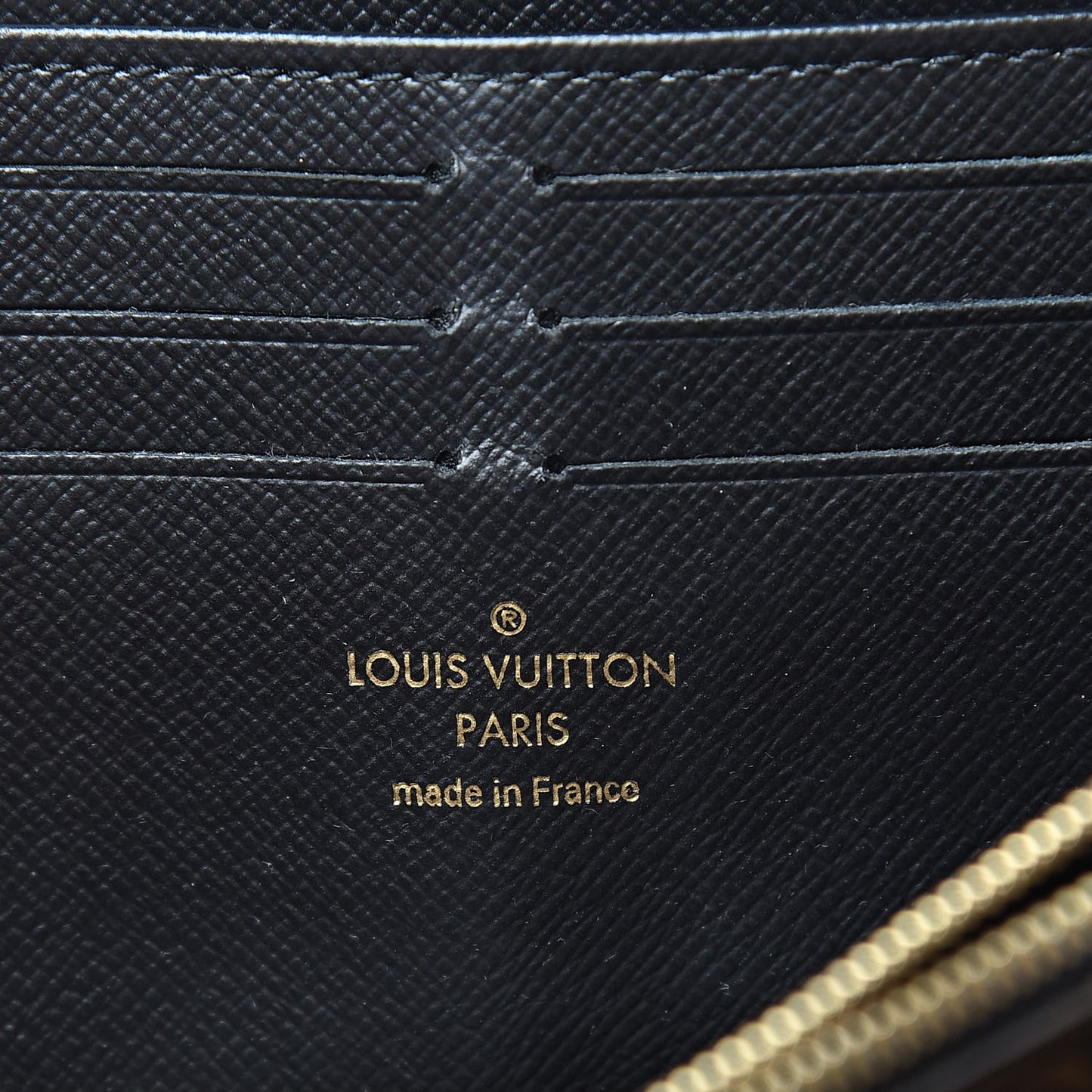 Monogram Zippy Retiro Wallet Black