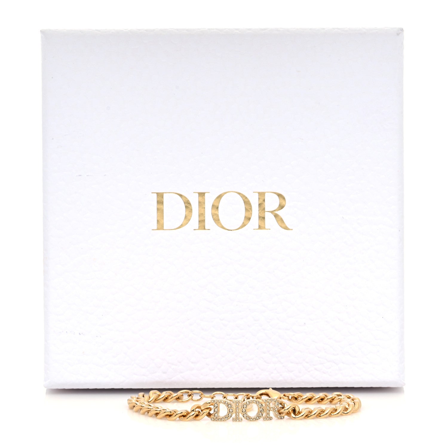 Christian Dior Metal Crystal Dio(r)evolution Bracelet Gold 6 of 6
