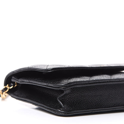 Chanel Caviar Quilted Wallet On Chain WOC Black 9 of 11