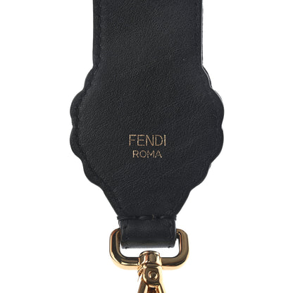 Fendi Velvet Vitello Dolce Fun Fair Embroidered Strap You Tobacco Multicolor 4 of 4