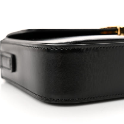 Celine Shiny Calfskin Triomphe Shoulder Bag Black 9 of 12