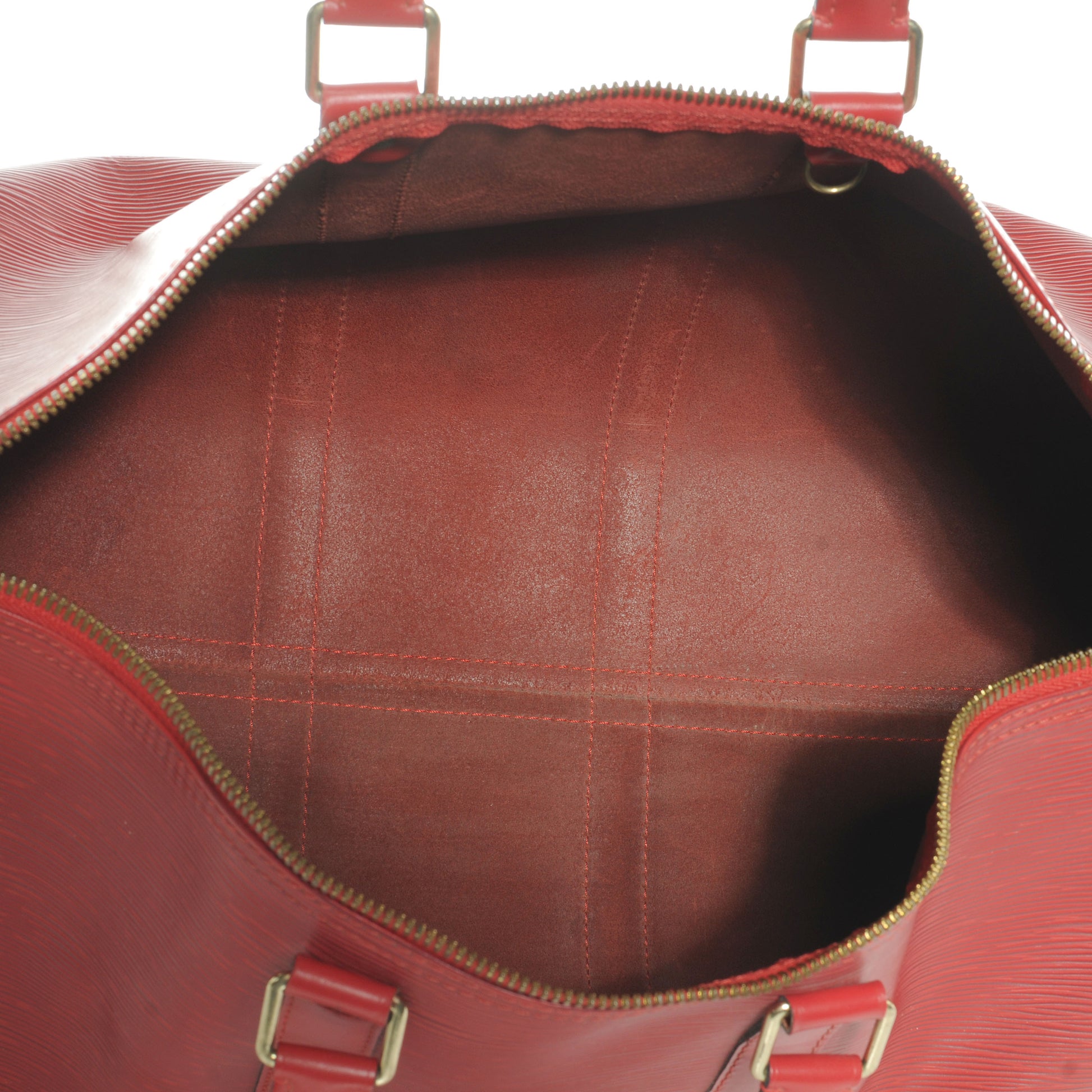 Louis Vuitton Epi Keepall 45 Red 5 of 7