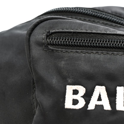 Balenciaga Recycled Sport Nylon Logo Embroidered Wheel Beltpack Black 14 of 14