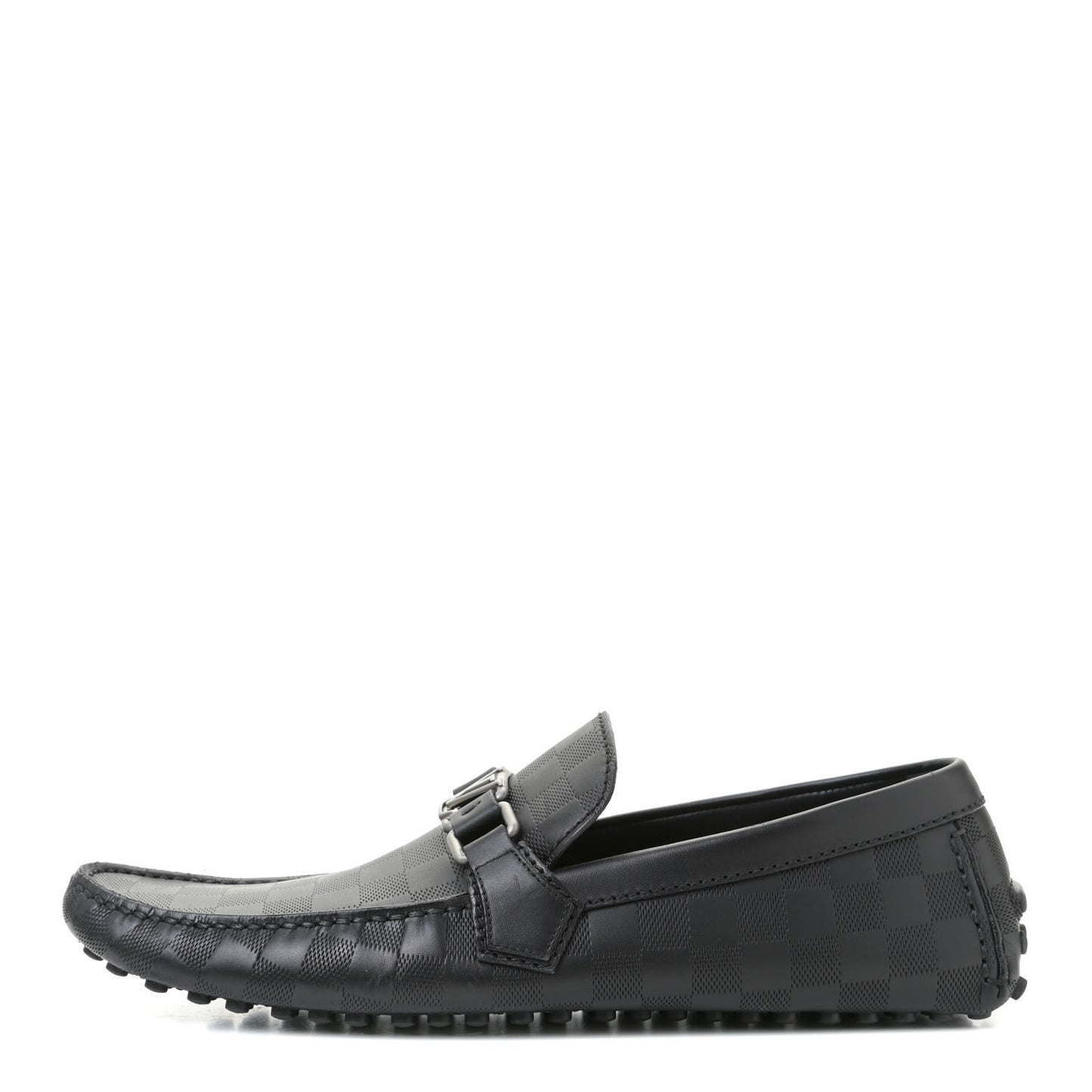 Damier Infini Hockenheim Moccasin Loafers 9 Onyx