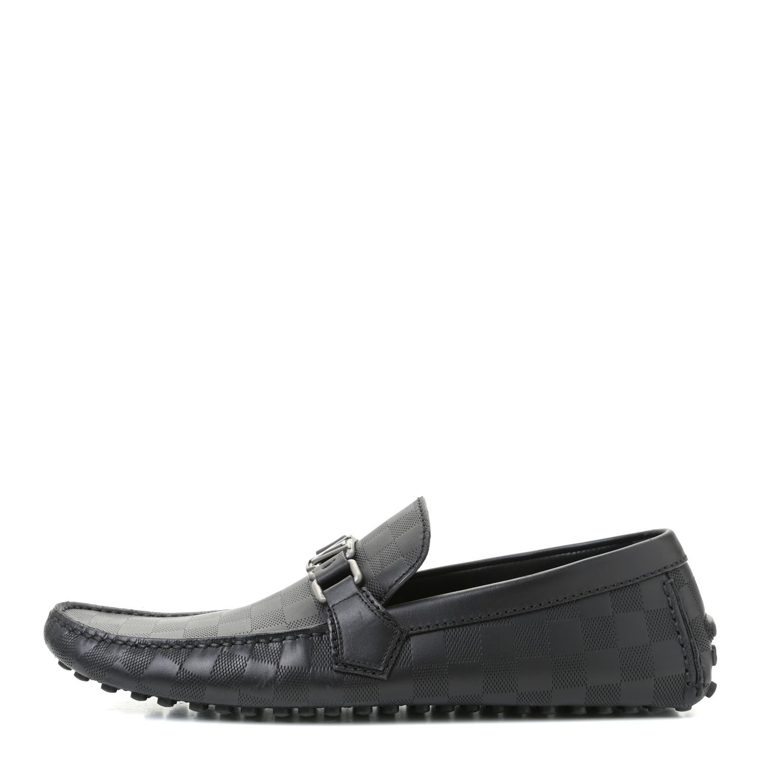 Louis Vuitton Damier Infini Hockenheim Moccasin Loafers 9 Onyx 1 of 11