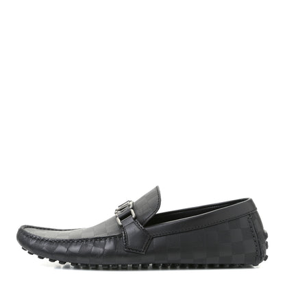 Louis Vuitton Damier Infini Hockenheim Moccasin Loafers 9 Onyx 1 of 11