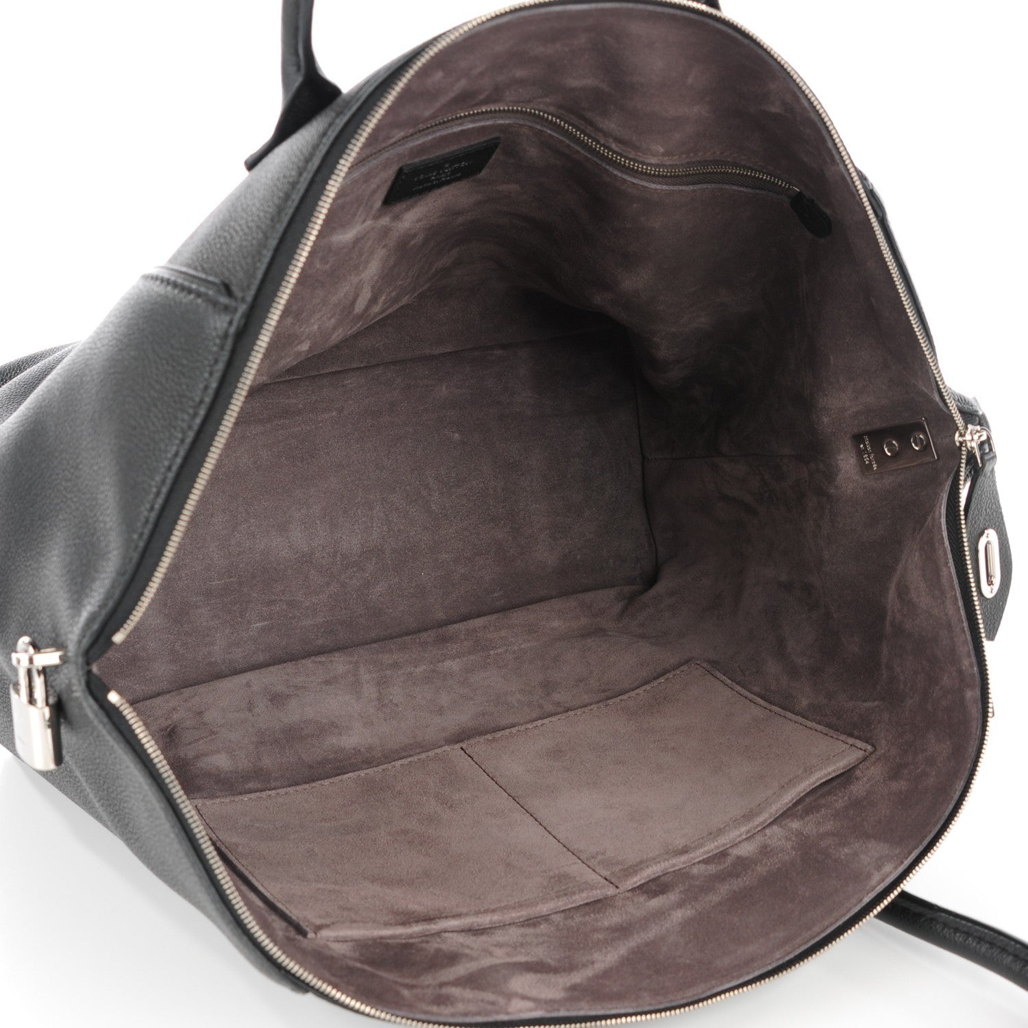 Louis Vuitton Veau Cachemire Soft Lockit MM Black 5 of 7