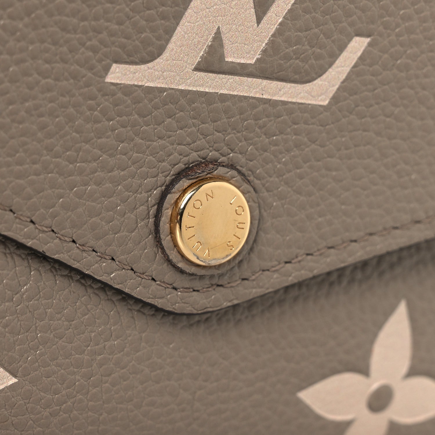 Louis Vuitton Empreinte Monogram Giant Sarah Wallet Tourterelle Creme 7 of 10