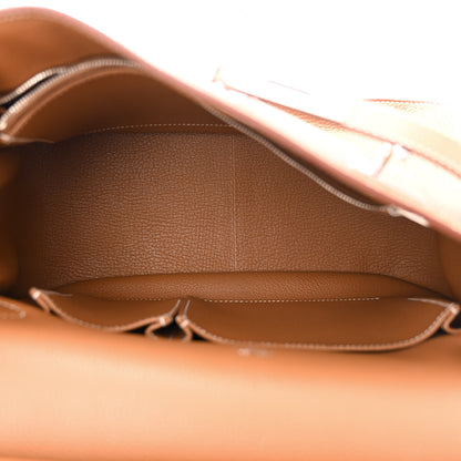 Hermes Taurillon Clemence Jypsiere 31 Gold 5 of 11