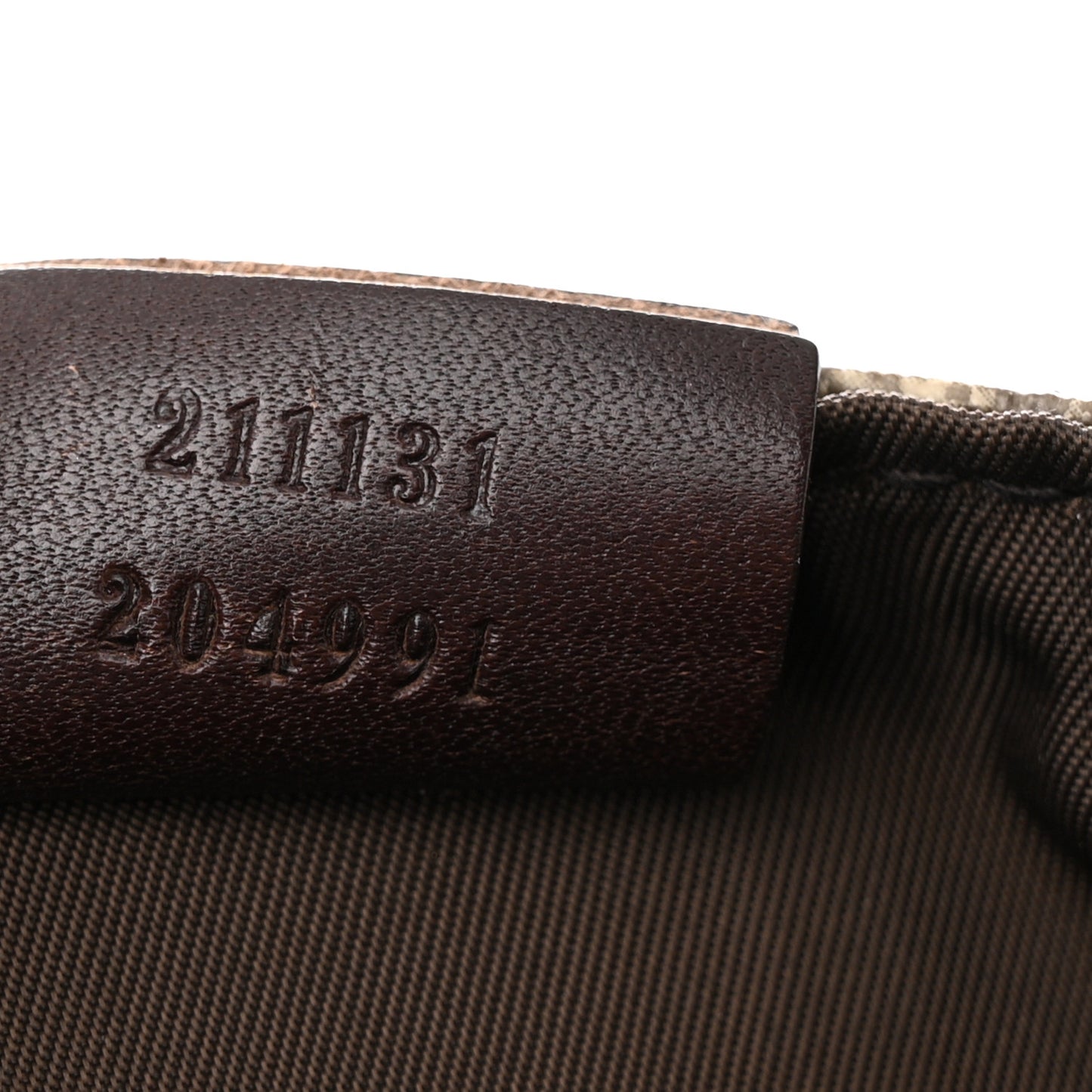GG Plus Monogram Messenger Diaper Bag Dark Brown