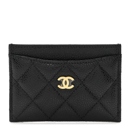 Chanel Caviar Quilted Card Holder Black 1 of 9