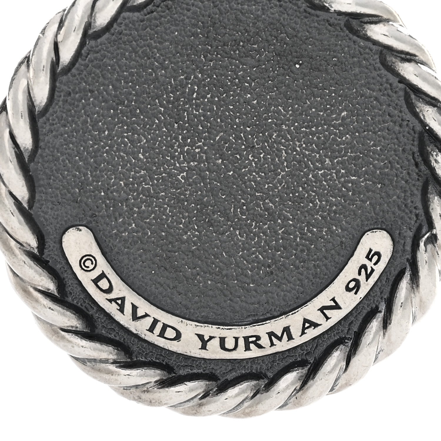 David Yurman Sterling Silver Cable Collectibles Initial J Charm Pendant 3 of 3