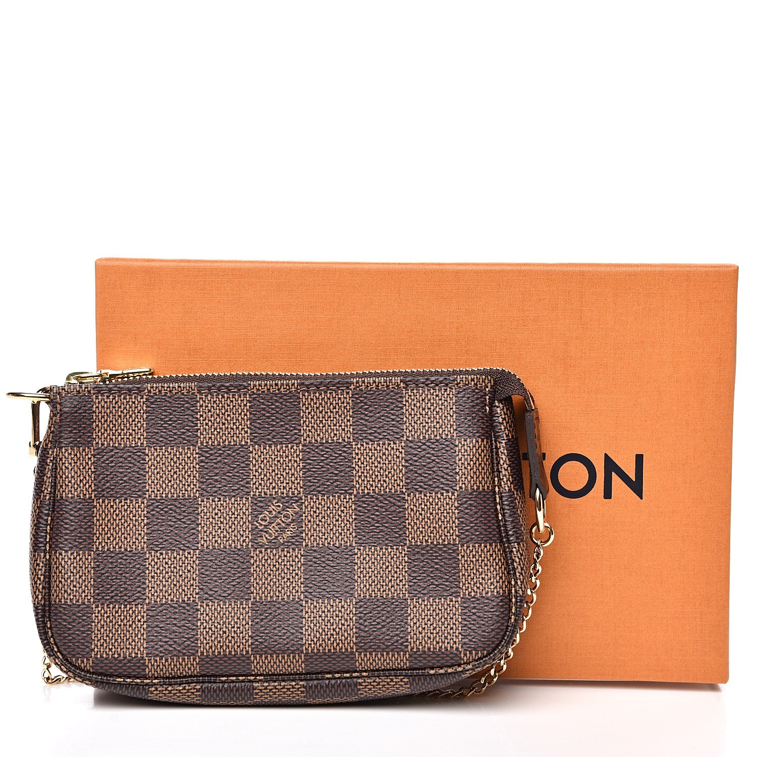 Louis Vuitton Damier Ebene Mini Pochette Accessories 8 of 8