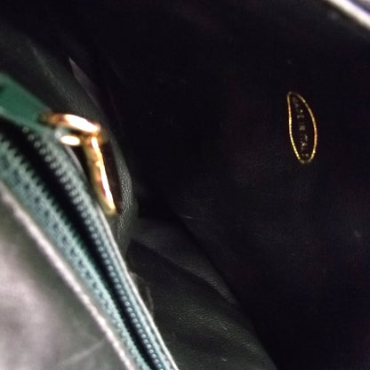 Chanel Lambskin Quilted Mini Flap Dark Green 11 of 12