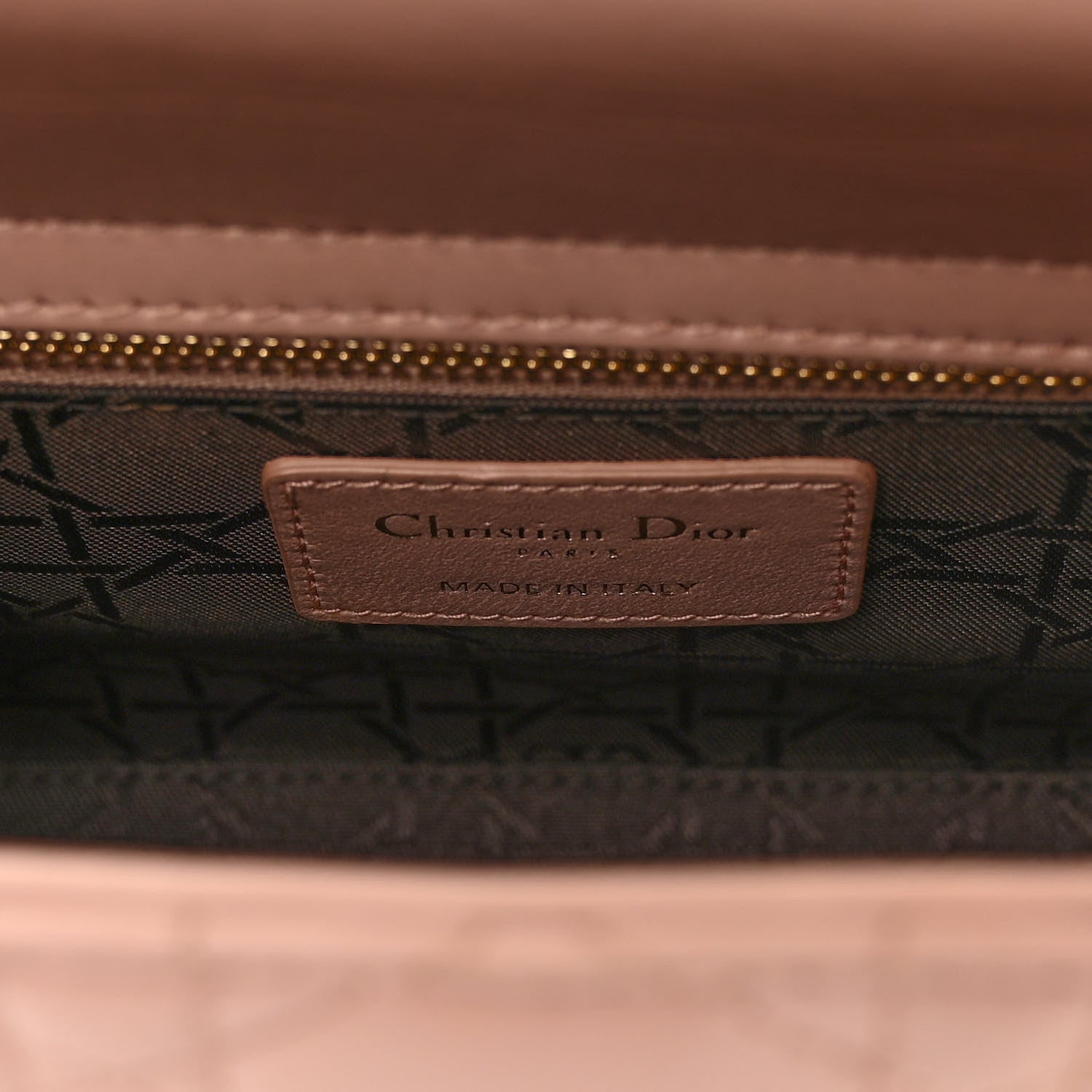 Christian Dior Lambskin Cannage Small My ABCDior Lady Dior Fard 6 of 9