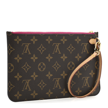 Louis Vuitton Monogram Neverfull MM GM Pochette Pivoine 3 of 9