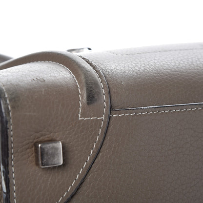 Celine Drummed Calfskin Mini Luggage Souris 14 of 26