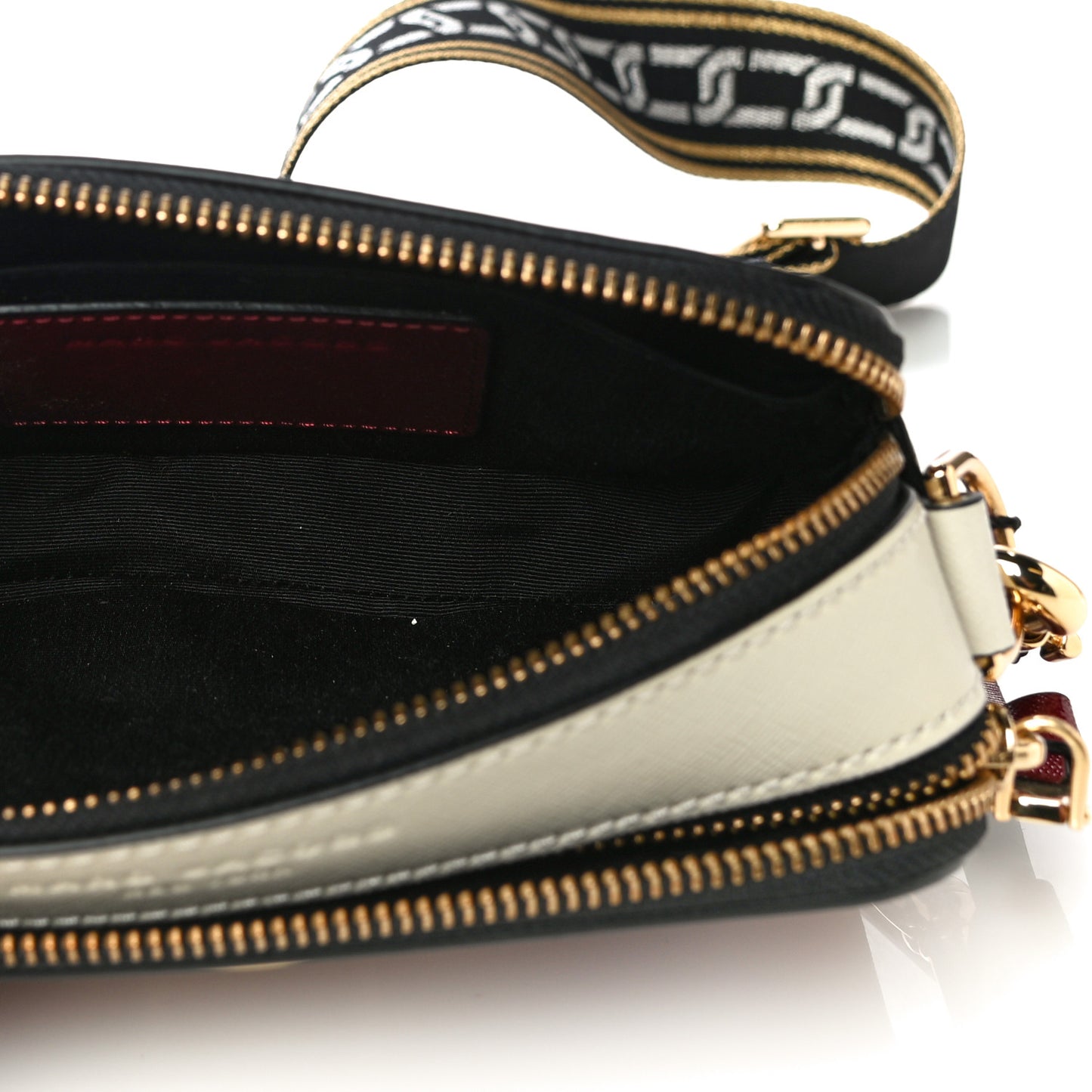 Saffiano Small Snapshot Camera Bag Red Multicolor