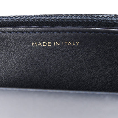 Chanel Wool Tweed Lambskin Quilted Chanel 19 Wallet On Chain WOC and Coin Purse Blue Black 6 of 11