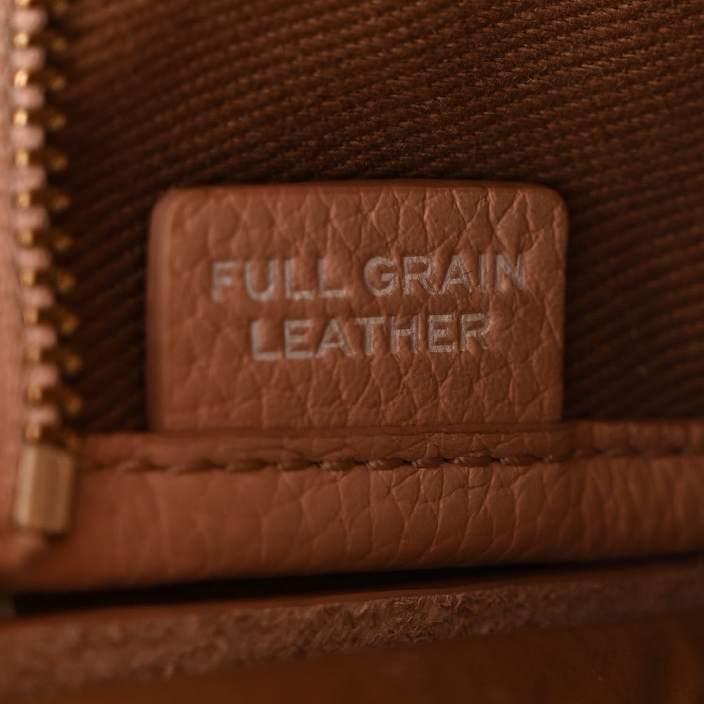 Grained Calfskin Small The Tote Bag Rose Dust