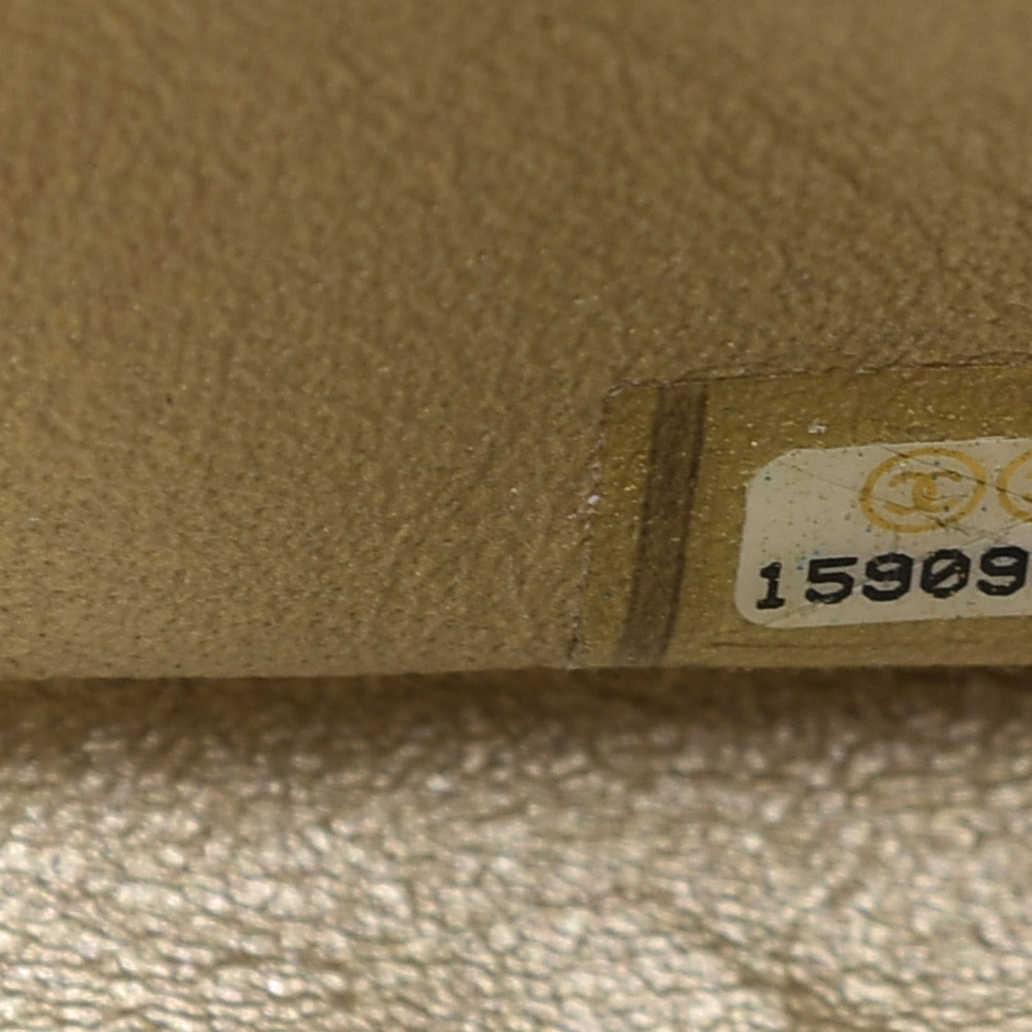 Metallic Aged Calfskin Quilted 2.55 Reissue Flap Light Gold