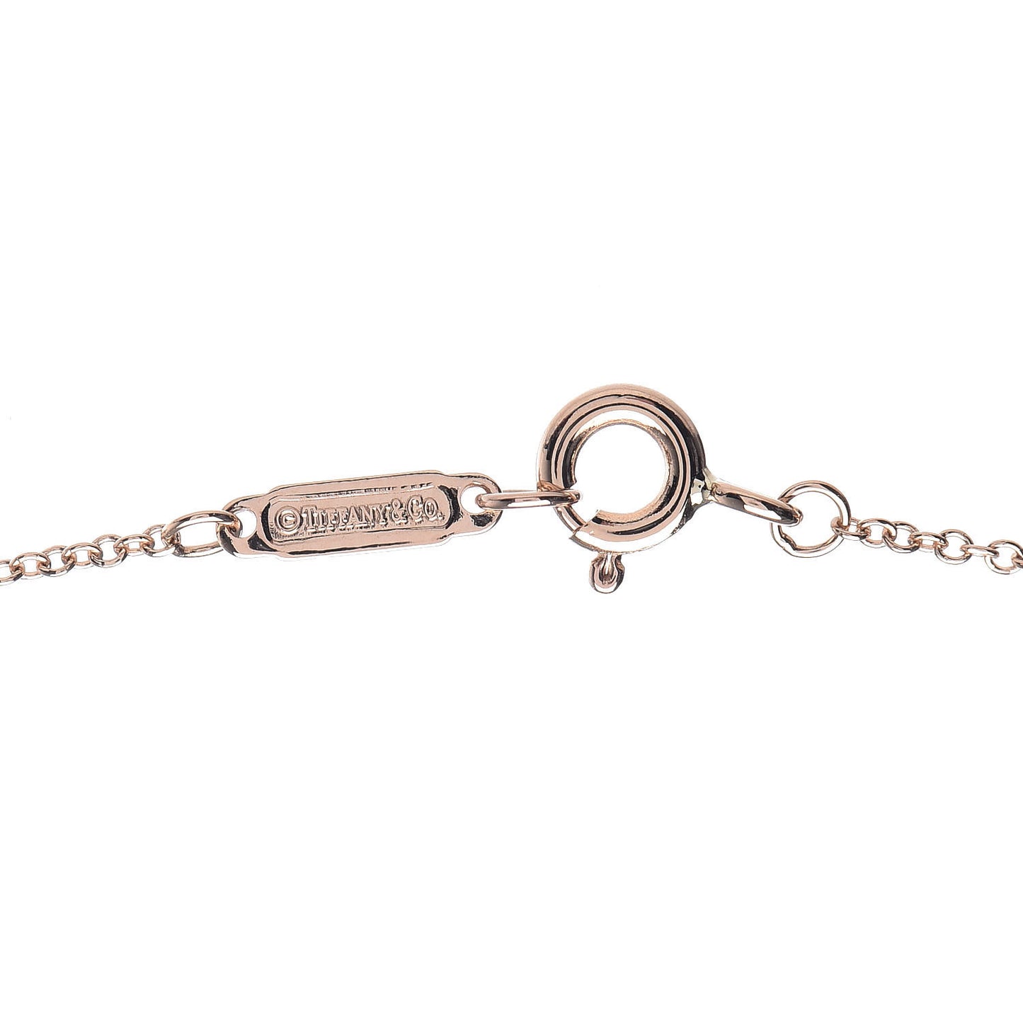 18K Rose Gold Diamond Metro Heart Pendant Necklace