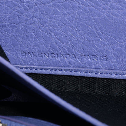 Balenciaga Agneau Giant 12 Silver Hardware Continental Zip Around Wallet Mauve 9 of 9