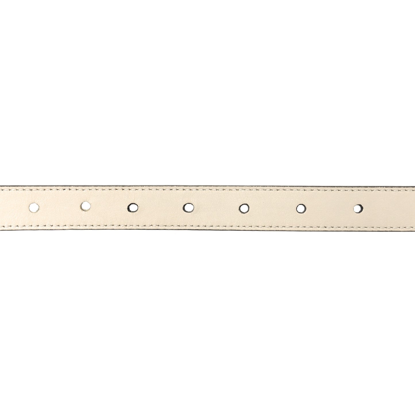 Calfskin Double G 20mm Belt 80 32 Mystic White