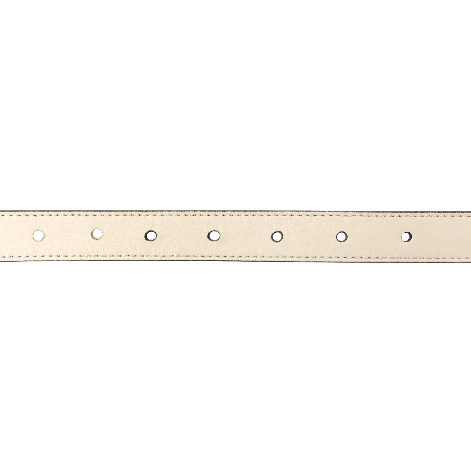 Gucci Calfskin Double G 20mm Belt 80 32 Mystic White 3 of 4